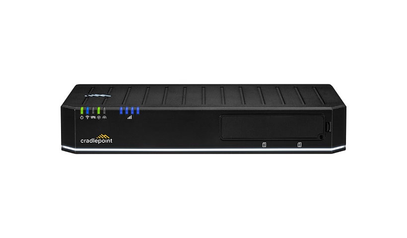 Cradlepoint E300 Series Enterprise Router E300 - wireless router - Wi-Fi 6 - desktop, wall-mountable - with W1855