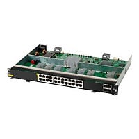 HPE Aruba Networking CX 6400 24p Smart Rate 1G/2.5G/5G/10G Class8 PoE and 4