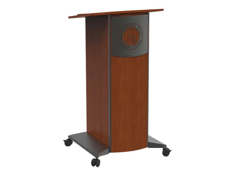 Spectrum SLIM - lectern - rectangular - fusion maple