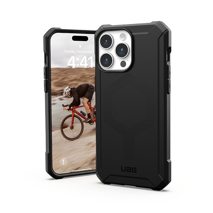 UAG Rugged Case for Apple iPhone 15 Pro Max [6.7-in] - Essential Armor Blac