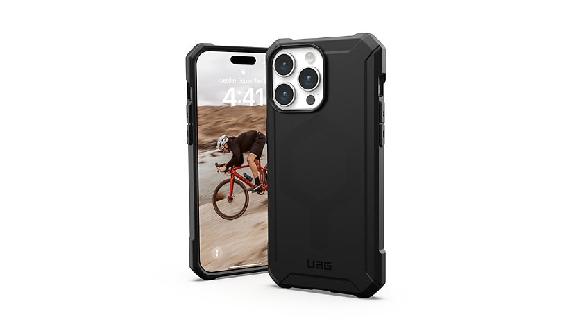 UAG Rugged Case for iPhone 15 Pro Max -Essential Armor with MagSafe- Black