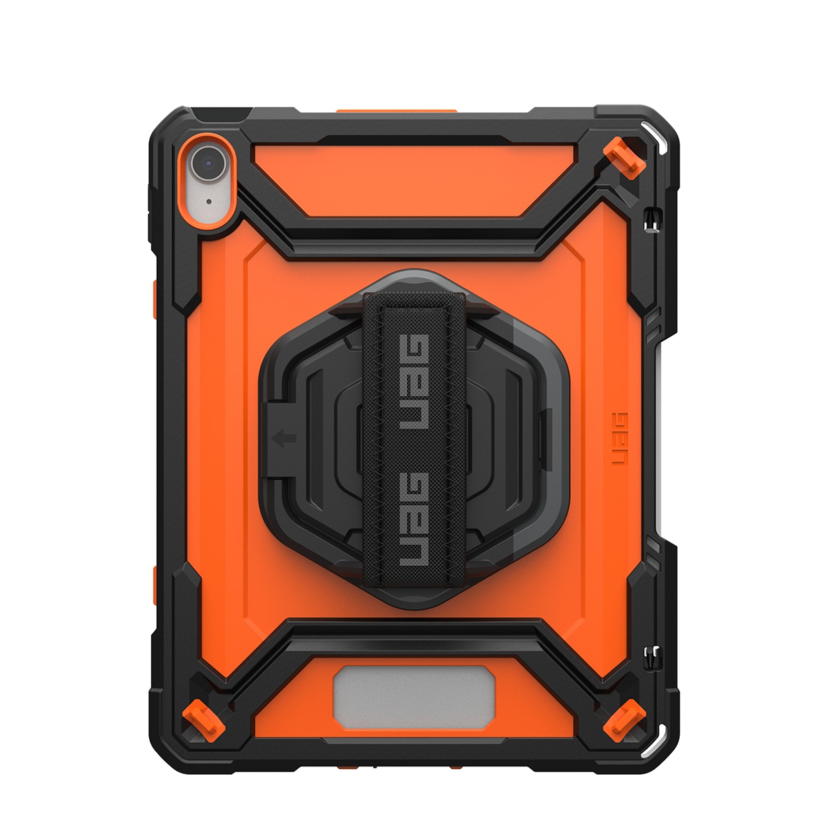 UAG Case for iPad 10.9 (10th Gen) wKS, HS, Screen Protector - Orange/Black