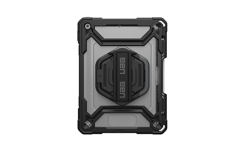 UAG Case for iPad 10.2 (7/8/9th, Gen) wKS, HS, Screen Protector - Clear/Black