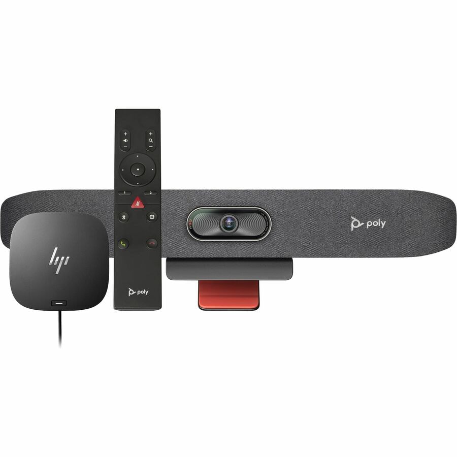 Poly Studio R30 USB Video Bar and BT Remote with HP USB-C Dock G5 (ABA) (9U3U1AA)