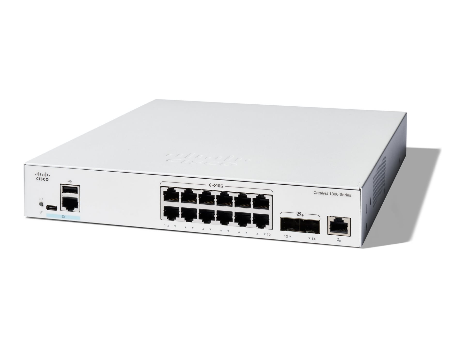 Cisco Catalyst 1300-12XT-2X - commutateur - 12 ports - intelligent - Montable sur rack