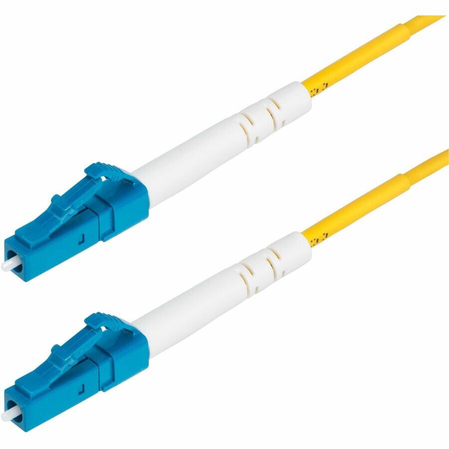 StarTech.com 1m (3.3ft) LC to LC (UPC) OS2 Single Mode Simplex Fiber Optic Cable, 9/125, 40G/100G, LSZH Jumper Cord