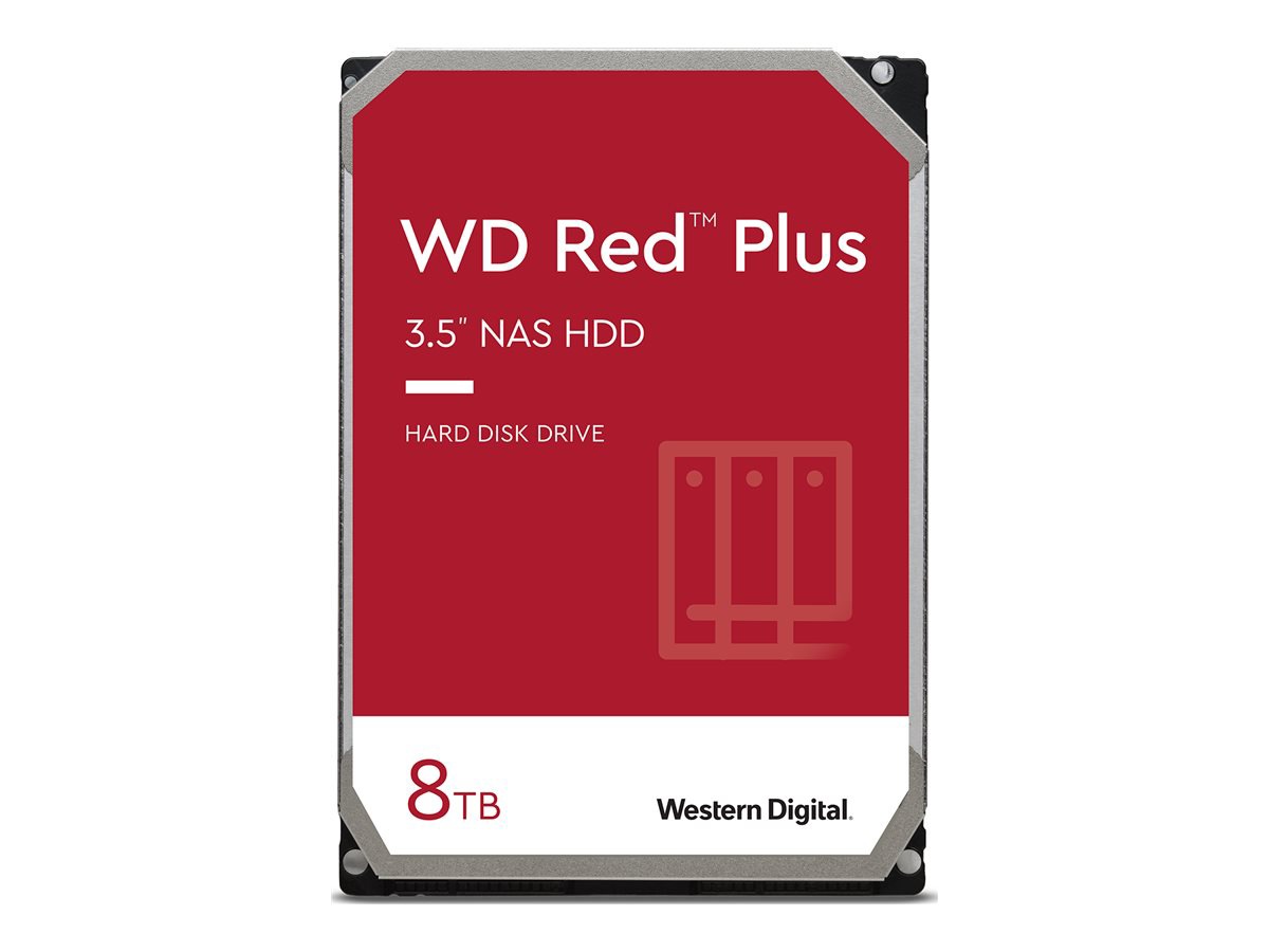 WD Red Plus WD80EFPX - hard drive - 8 TB - SATA 6Gb/s