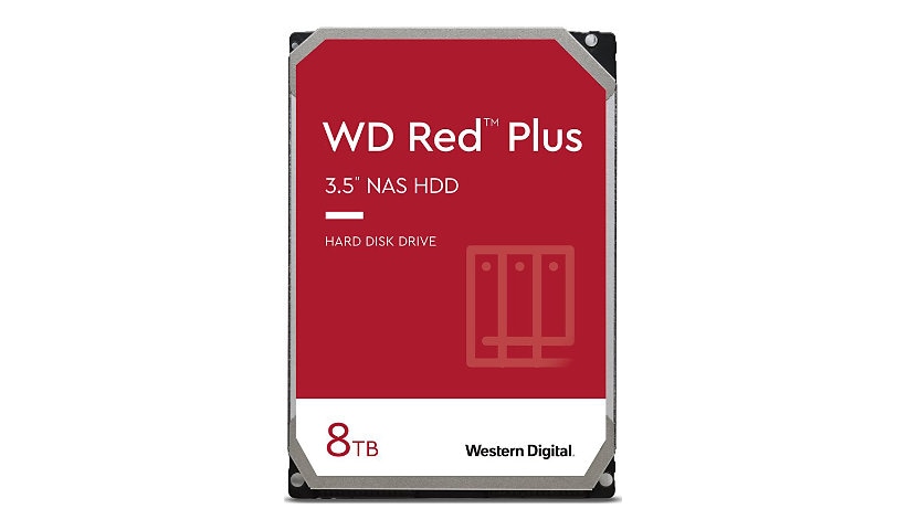WD Red Plus WD80EFPX - disque dur - 8 To - SATA 6Gb/s