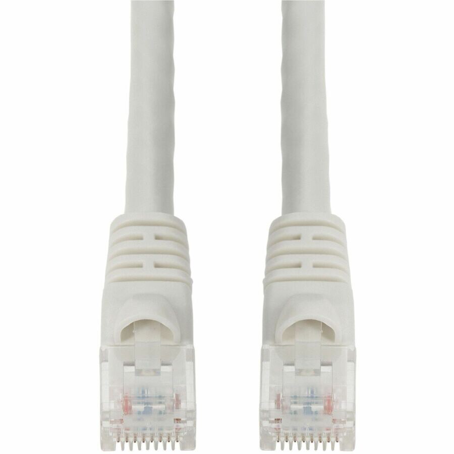 Proline 24ft White CAT 6 PVC Ethernet Cable Snagless Bubble Boot RJ-45 M/M