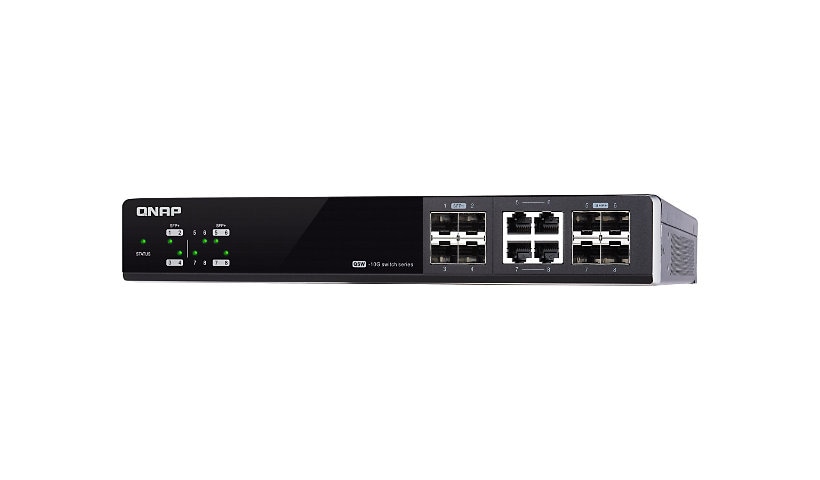 QNAP QSW-M804-4C - switch - 8 ports - managed - rack-mountable