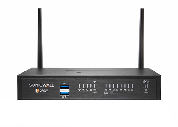SonicWall TZ Series (Gen 7) TZ270W - security appliance - Wi-Fi 5 - with 3 years Essential Protection Service Suite