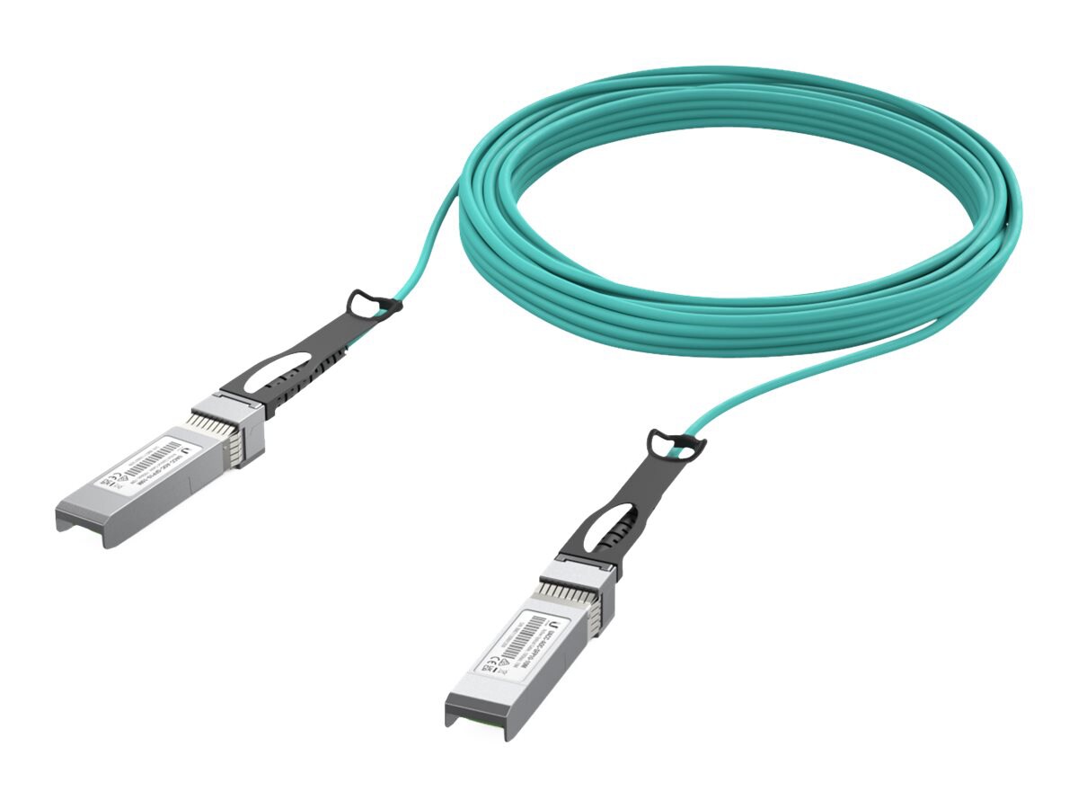 Ubiquiti 10GBase-AOC direct attach cable - 10 m - turquoise
