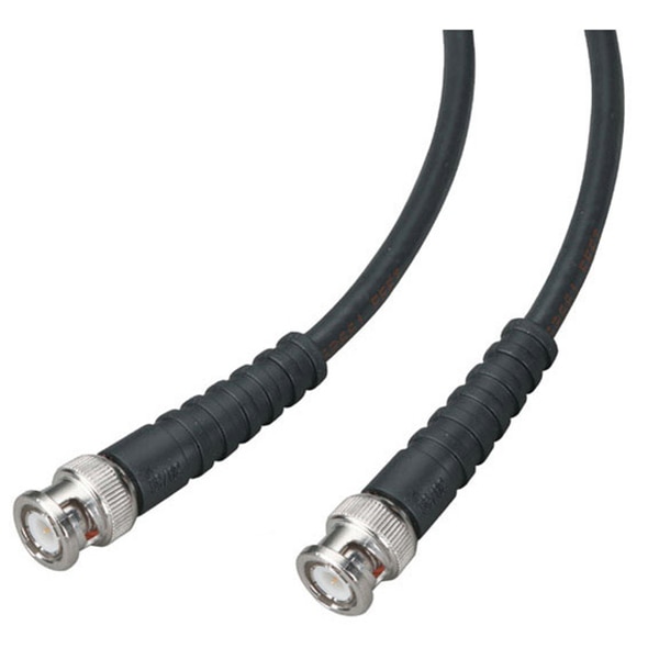 Black Box RG-59 10' BNC Male to Male Shielded PVC Coaxial Cable for 3270 and WANG System - Black