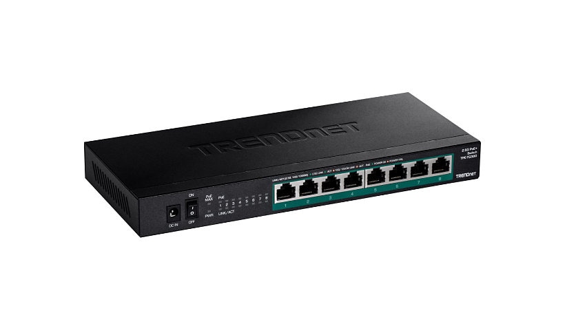 TRENDnet TPE TG380 - switch - 8 ports - unmanaged - TAA Compliant