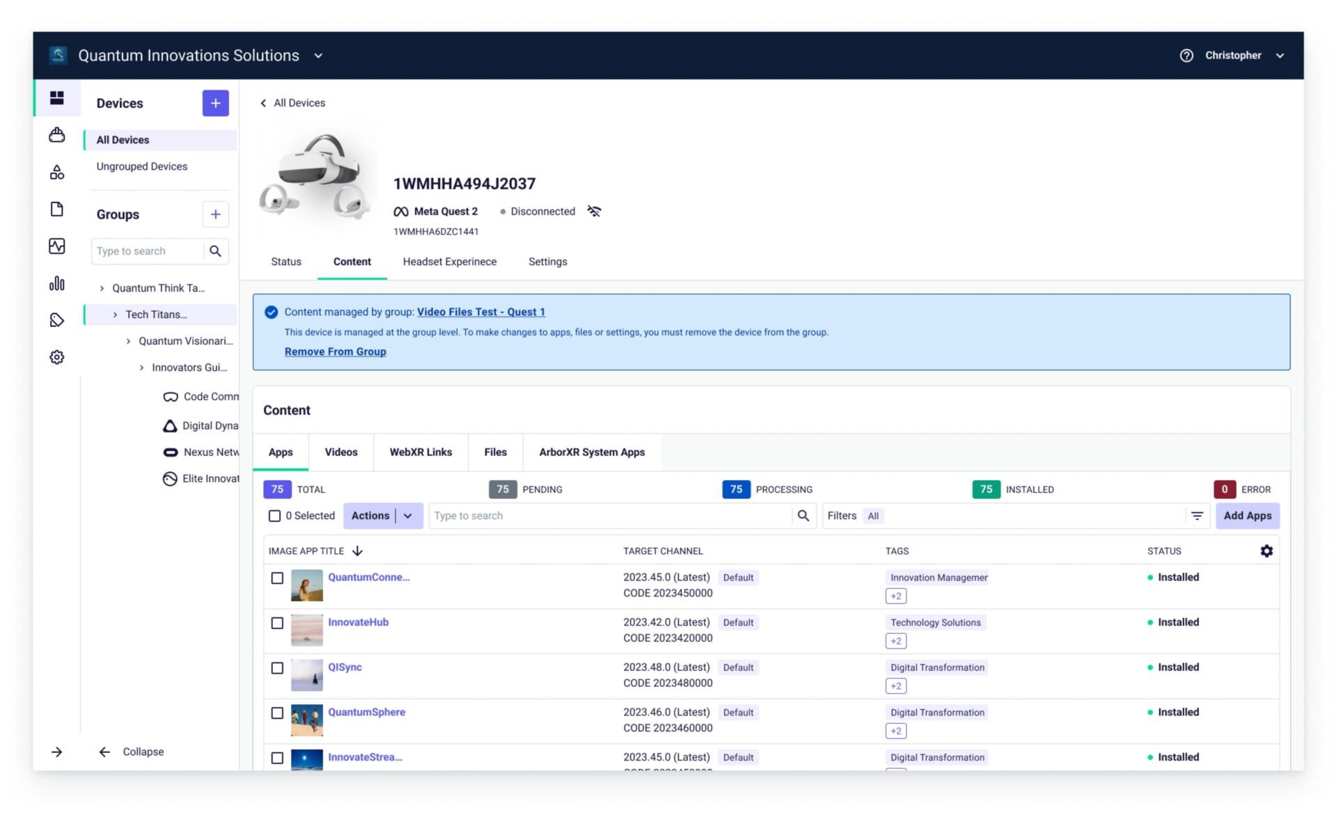 Thumbnail 3 of 6 for ArborXR Device Management Subscription - 1 Year - Enterprise Plan