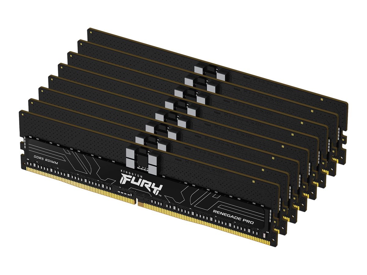 Kingston FURY Renegade Pro - DDR5 - kit - 256 Go: 8 x 32 Go - DIMM 288 broches - 5600 MHz / PC5-44800 - mémoire enregistré