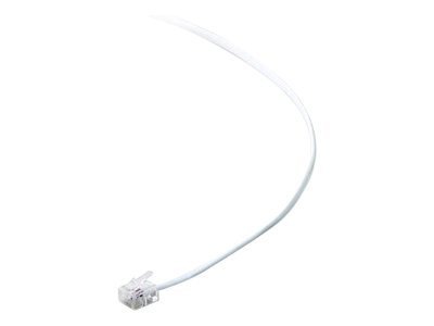 Belkin Pro 15’ Series RJ-11  Telephone Line Cord, White