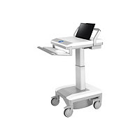 Capsa Healthcare T7 Technology Cart - cart - for notebook - white, silver