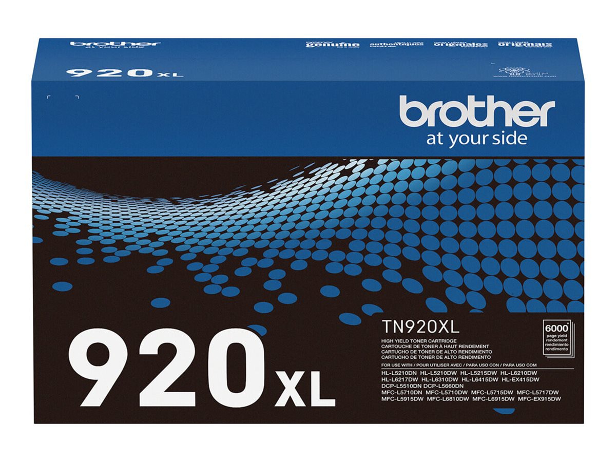 Brother TN920XL - à rendement élevé - noir - original - cartouche de toner
