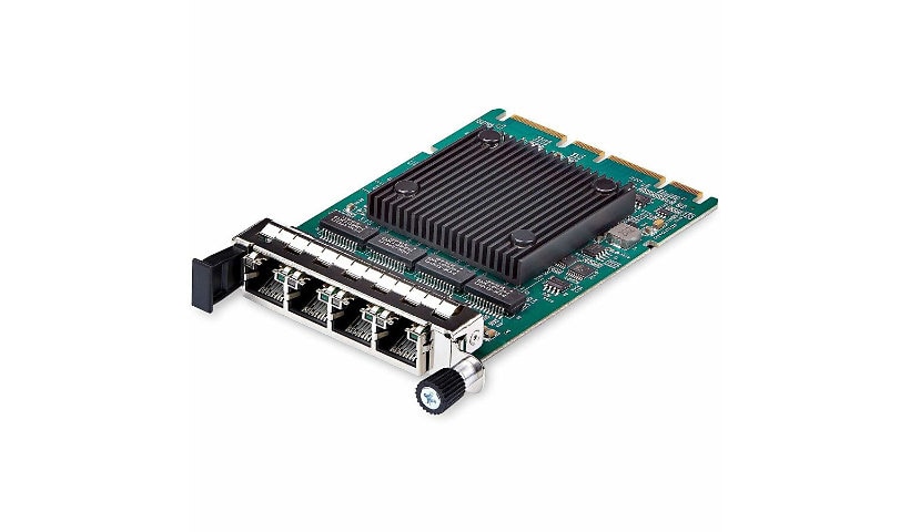 StarTech.com 4-Port RJ45 Gigabit OCP 3.0 Server Network Card w/Intel&reg; I350, SFF 4C+/PCIe 3.0/PXE/VLAN/9K Jumbo,