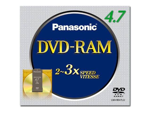 Panasonic LM HB47LU - DVD-RAM x 1 - 4.7 GB