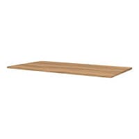 HAT Design Works Hilo - table top - rectangular - natural wood