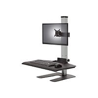 HAT Design Works Winston Workstation Single with Compact Work Surface mount