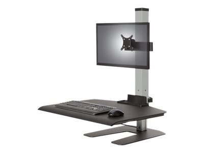 HAT Design Works Winston Workstation Single Freestanding Sit-Stand mounting