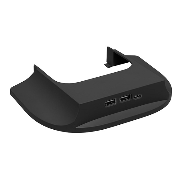 Innovative Snap On Charging Cap for E2 Dual Monitor Arm - Black