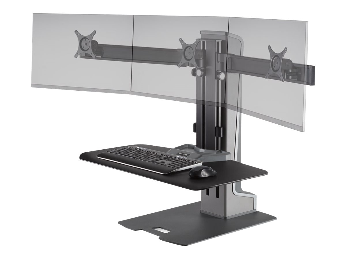 HAT Design Works Winston-E stand - for 3 LCD displays / keyboard / mouse -