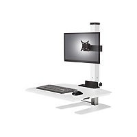 HAT Design Works Winston Workstation Single Freestanding Sit-Stand mounting kit - for LCD display / keyboard / mouse -