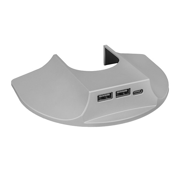 Innovative Snap On Charging Cap for E2 and 7000 Monitor Arms - Silver