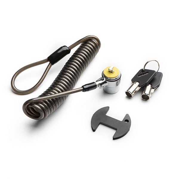 Innovative HAT Design Works Coiled Locking Security Tether for Payment Terminal Stands