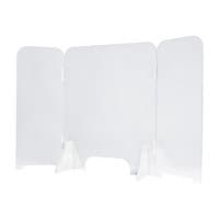 HAT Design Works Flex-Shield - protective countertop screen - clear (pack of 2)