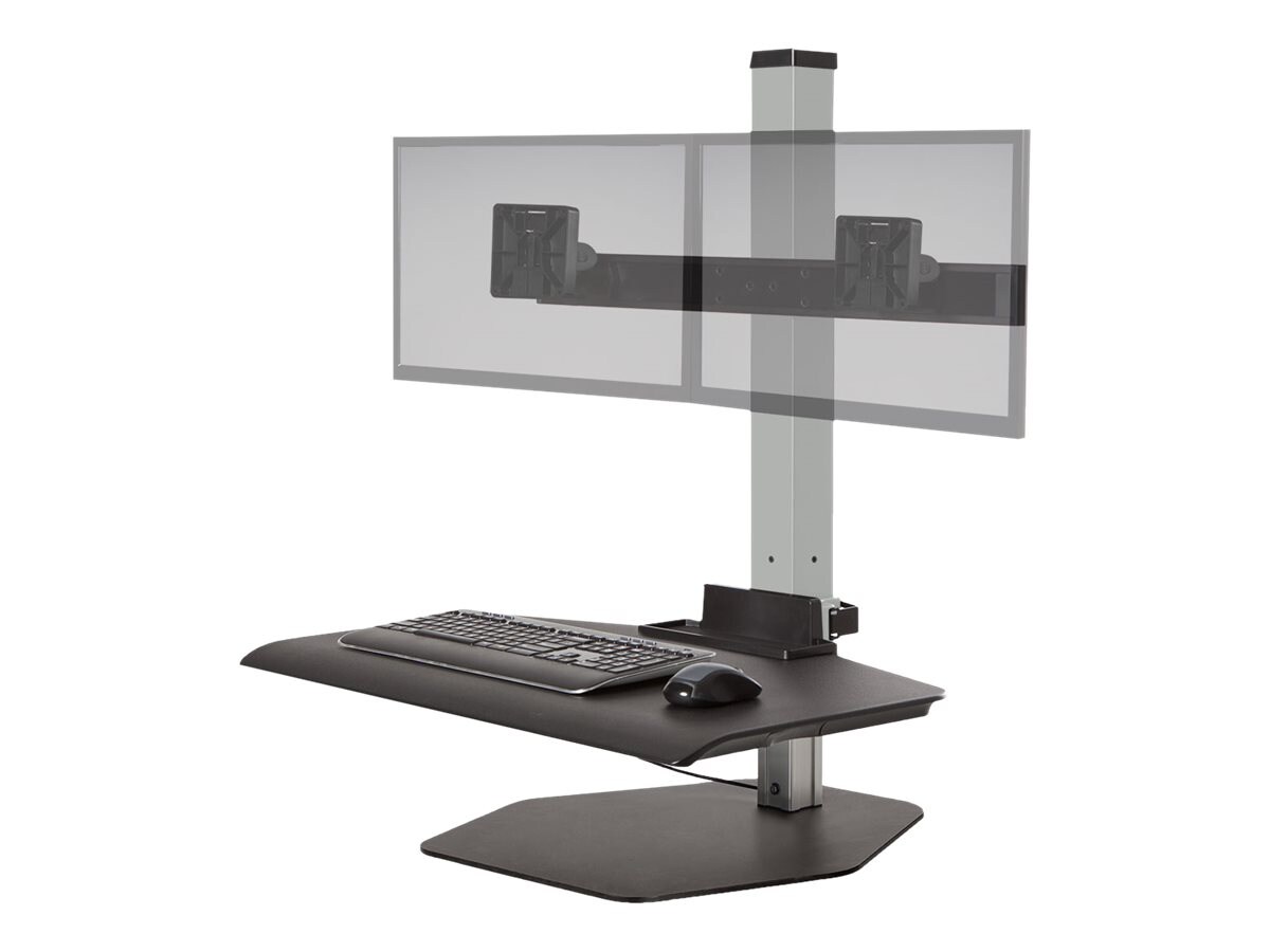 HAT Design Works Winston Desk Compact Dual - standing desk converter - rect