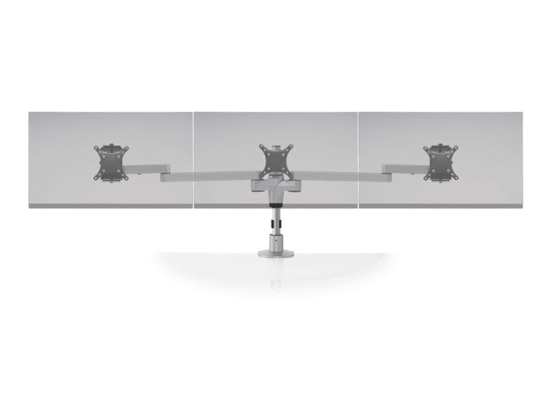 HAT Design Works Staxx STX-03S stand - side-by-side - for 3 LCD displays - silver