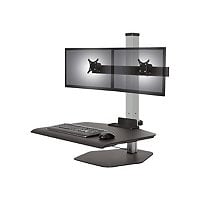 HAT Design Works Winston Workstation Dual Freestanding Sit-Stand stand - fo