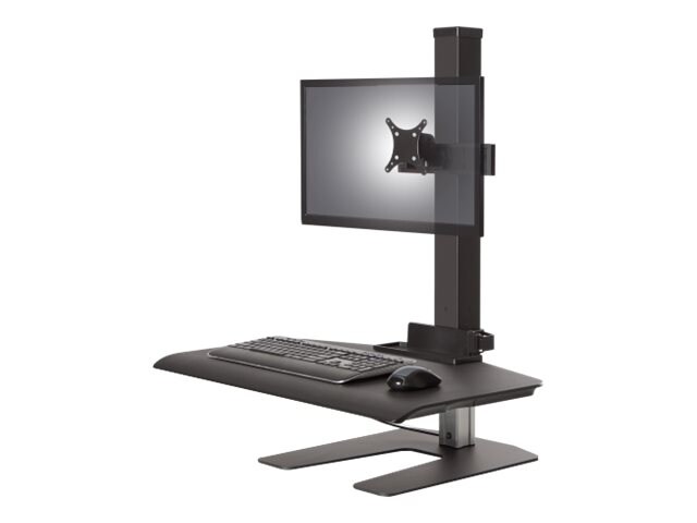HAT Design Works Winston Workstation Single with Compact Work Surface mounting kit - for LCD display / keyboard / mouse