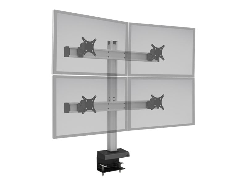 HAT Design Works Bild 2 Over 2 mounting kit - for 4 monitors - vista black