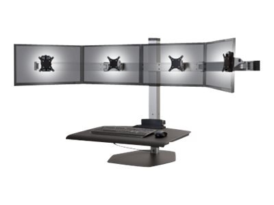HAT Design Works Winston Workstation Quad Freestanding Sit-Stand stand - fo