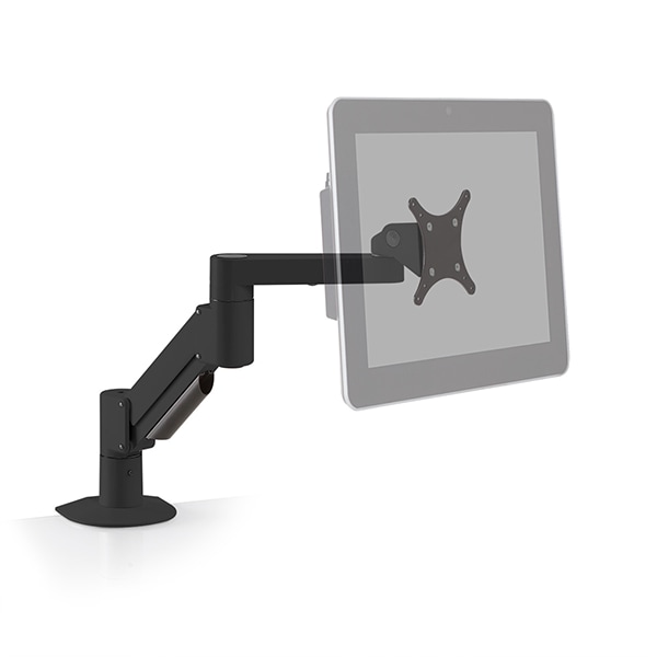 Innovative HAT Short-Reach Monitor Arm with Flexmount - Black