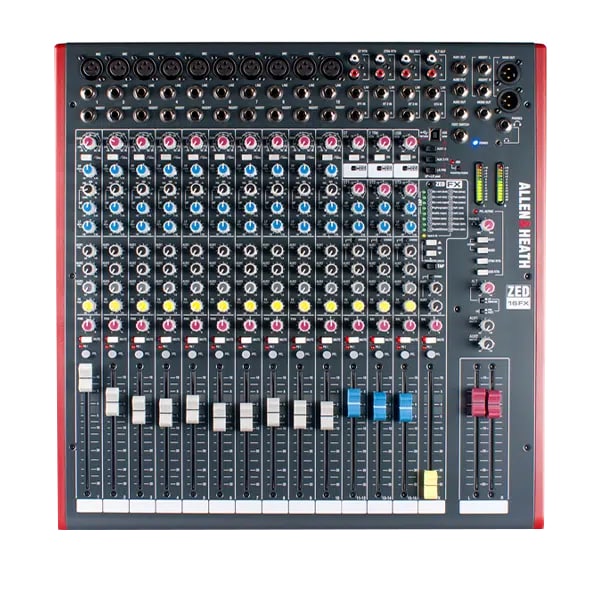 Allen & Heath 16-Channel Live Sound and Recording Mixer with Audio Interfac