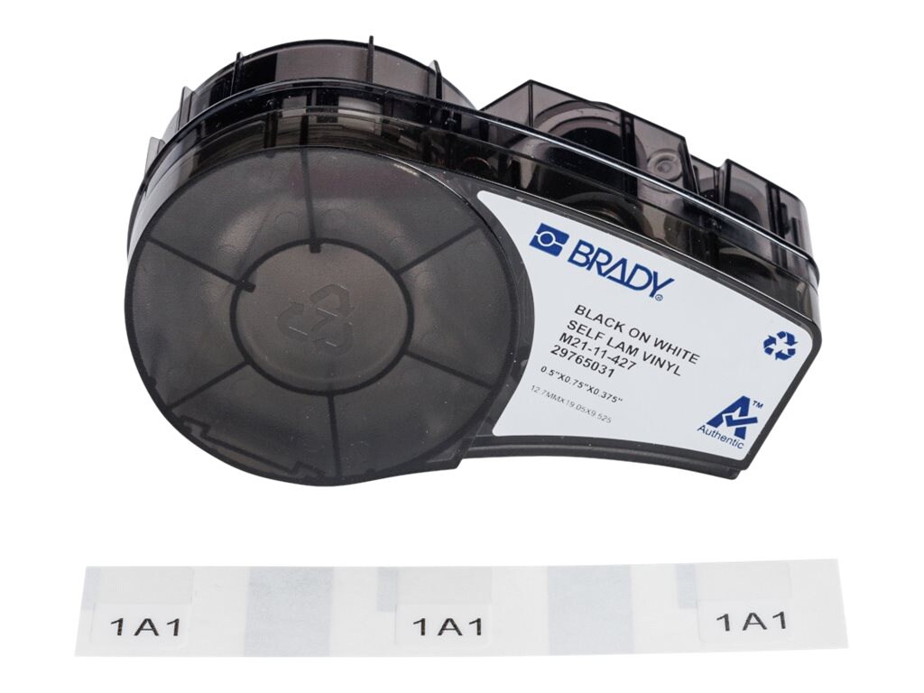 Brady B-427 - self-laminating labels - matte - 150 label(s) - 12.7 x 19.05 mm