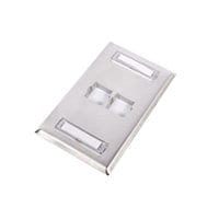 COMMSCOPE STAINLESS STEEL FACEPLATE
