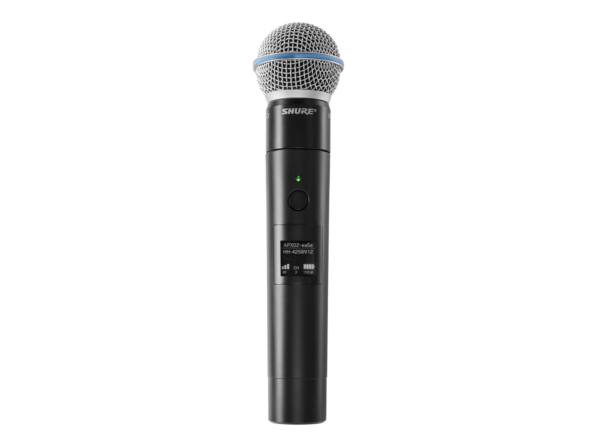 Shure MXW2X Handheld Transmitter with Beta58A Capsule for Wireless Next Systems