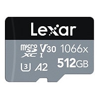 Lexar Professional SILVER series - flash memory card - 512 GB - microSDXC U