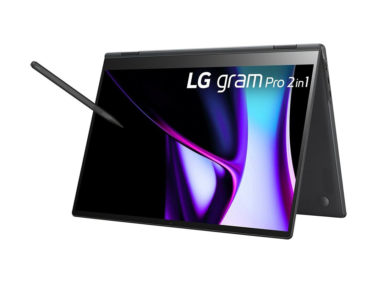 LG gram Pro 16T90SP-K.APB8U1 16" Touchscreen Convertible 2 in 1 Notebook - WQXGA+ - Intel Core Ultra 7 155H - 32 GB - 1