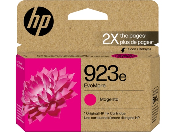 HP 923e EvoMore Original Ink Cartridge - Magenta - 1 Each