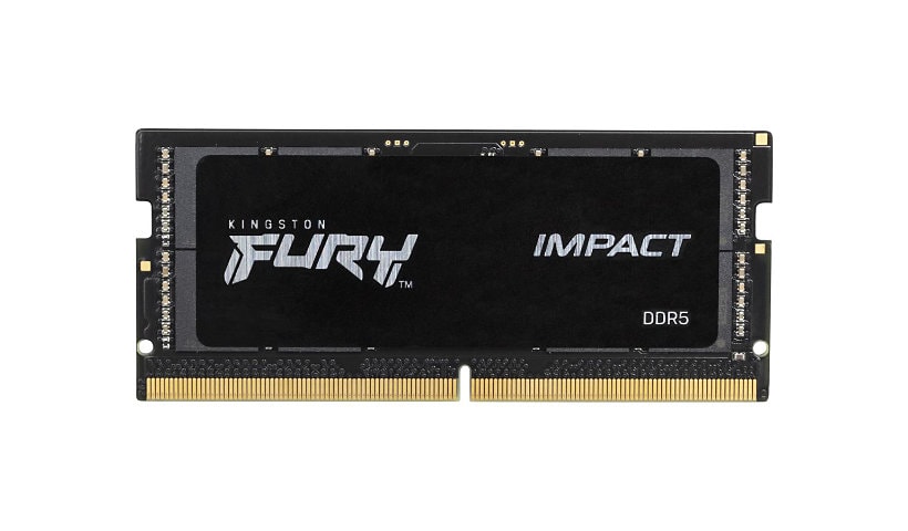 Kingston FURY Impact - DDR5 - module - 16 GB - SO-DIMM 262-pin - 4800 MHz / PC5-38400 - unbuffered