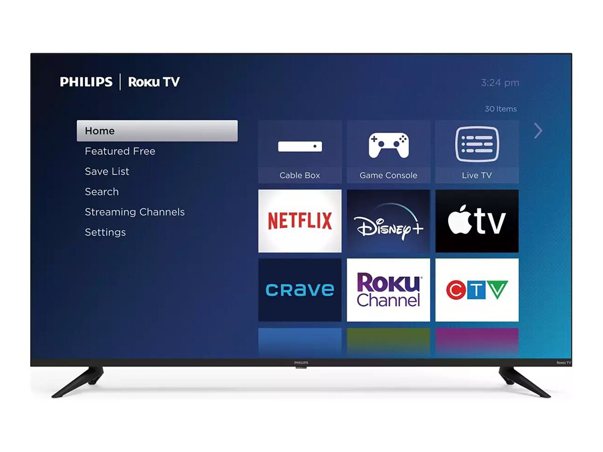 Philips 43PUL6643 6600 Series - 43" Class (42.5" viewable) LED-backlit LCD TV - 4K